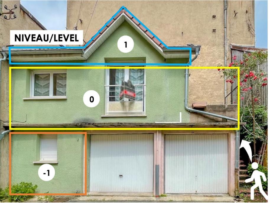 Maisonnette Le Faubourg - Centre Ville, Terrasse Et Netflix Belfort Exteriör bild